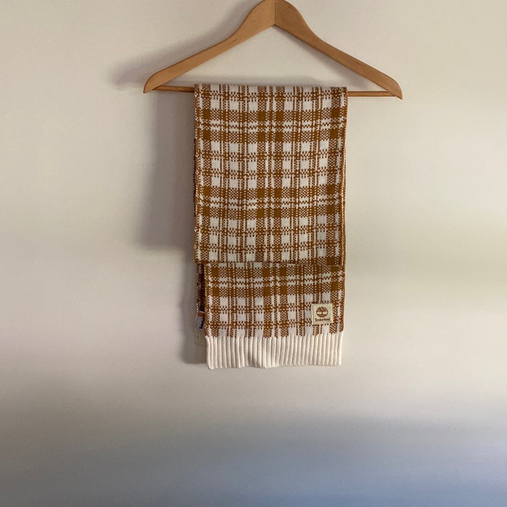 Timberland, scarf, plaid